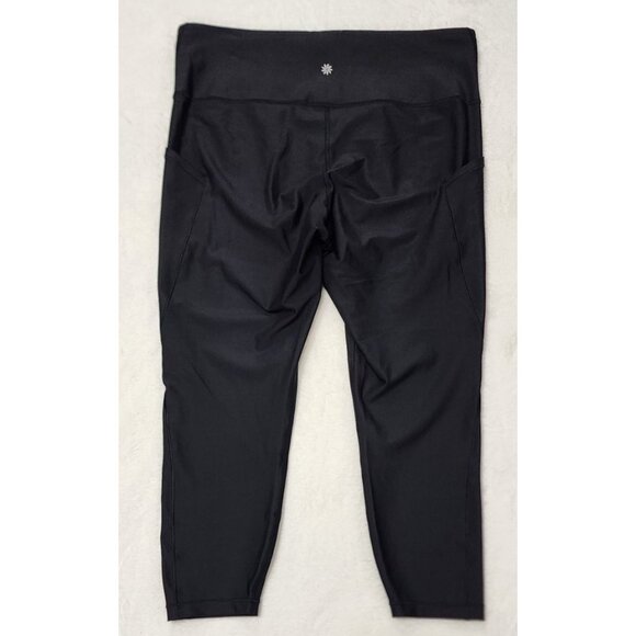 Athleta Black Interval Stash High Rise 7/8 Leggings XL - Picture 7 of 9